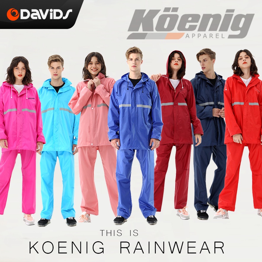 Jaz Hujan Setelan Jas Ujan Setelan Dewasa Pria Wanita Jaket Celana Anti Rembes Rain Coat Raincoat Mantel Premium Koenig