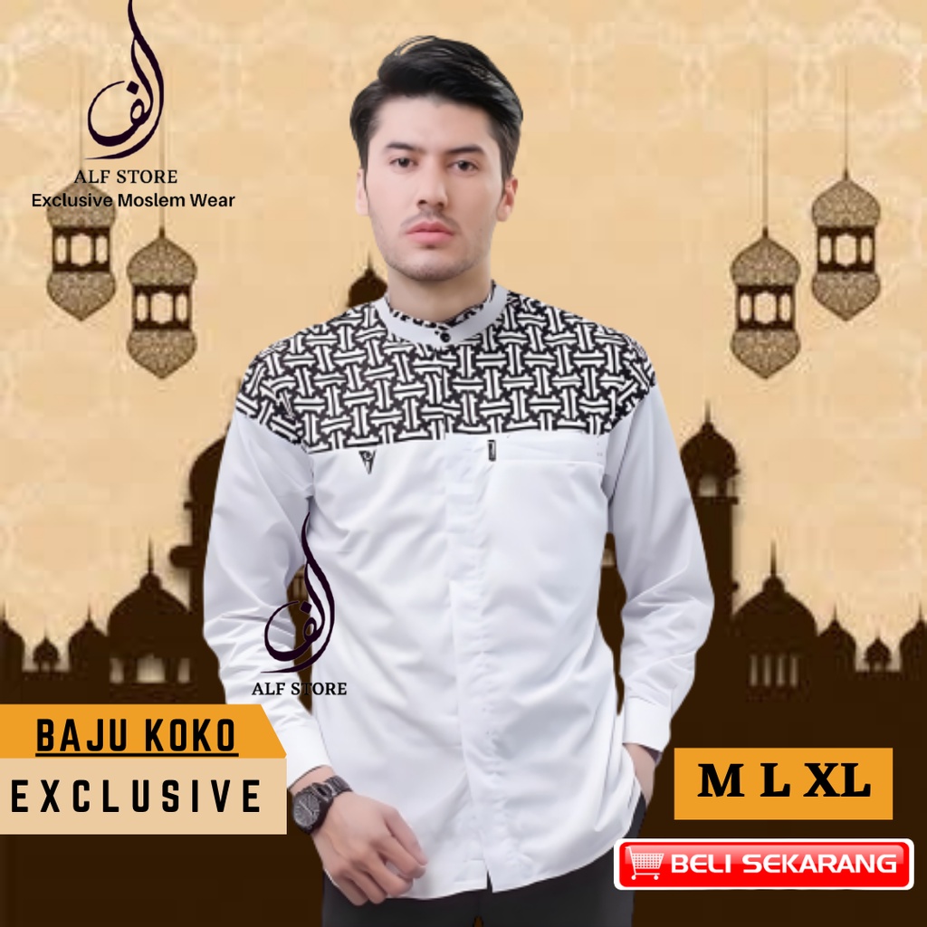 Koko syubbanul muslimin koko azzahir koko baju Kemko Original Katun Toyobo