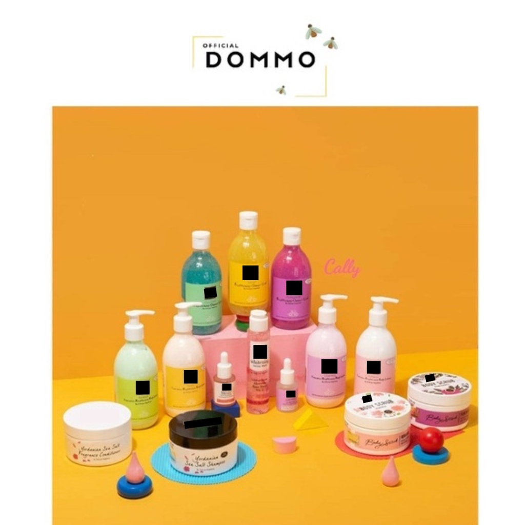 DOMMO - D8016 [ BPOM SALE ] Whitening Scrub | Lotion  |Facial Wash Whitening