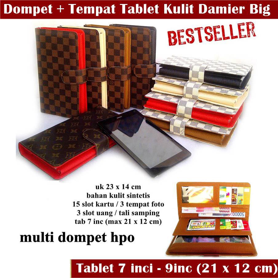 Dompet hpo wanita kulit vl tablet 7-8 inch Max Size