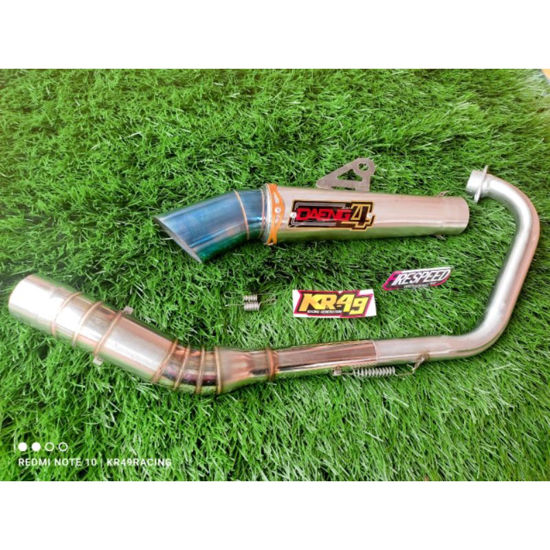KNALPOT RACING DAENG4 PNP VIXION CBR R15 SONIC MX KING MEGAPRO BYSON VERZA SONIC SATRIA FU MX OLD CB