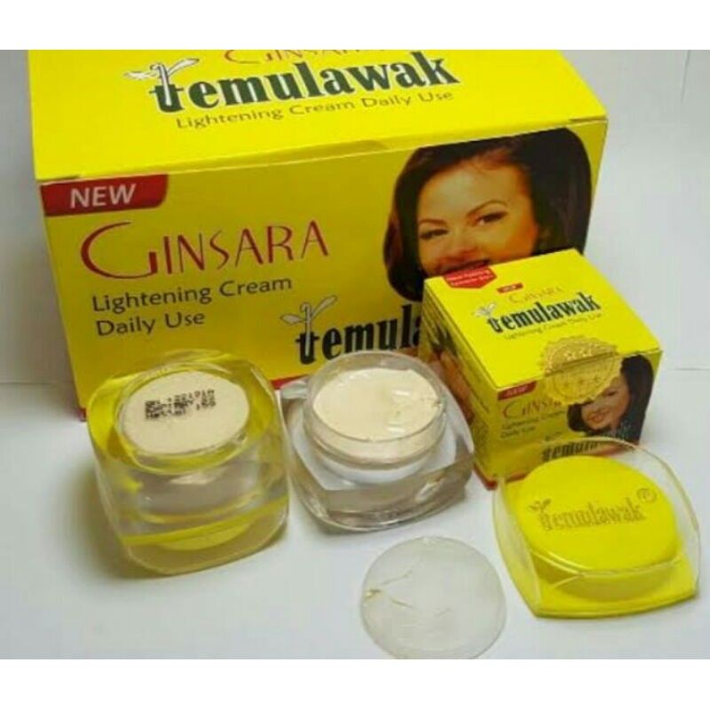 TEMULAWAK GINSARA Lightening Cream Daily Use 20gr