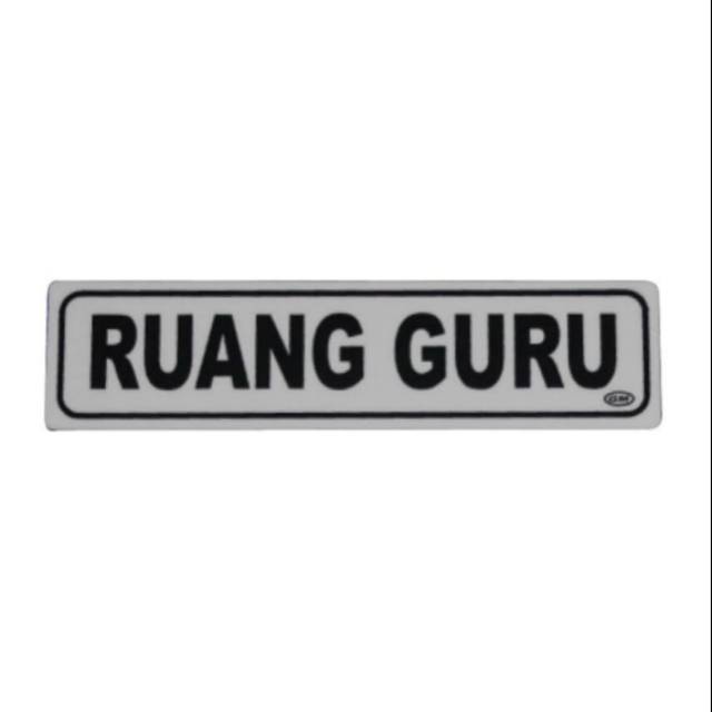 

Gm label acrylic akrilik ruang guru