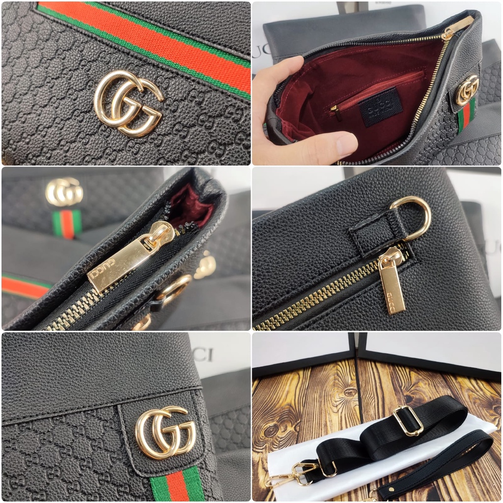 Clucthbag/Hand Bag Pria dan Wanita import Bahan WaterProof Full Emboss - NAGITABAGS KODE 0567