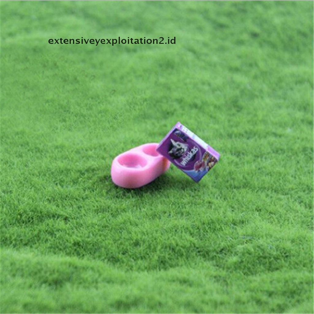 Mainan Miniatur Makanan Anjing Skala 1 / 12 Untuk Rumah Boneka