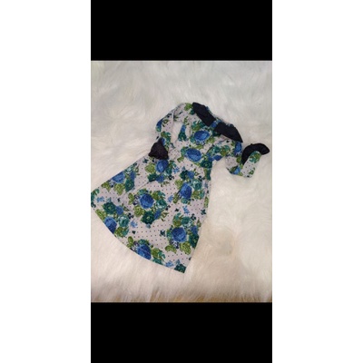 retro dress boneka BJD 1/3