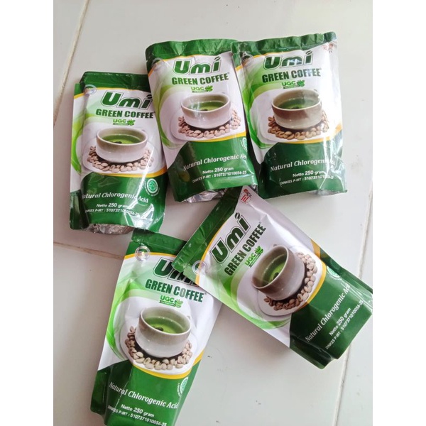 

UMI Green Coffee kopi pelangsing alami, minuman diet aman no pengawet‼️