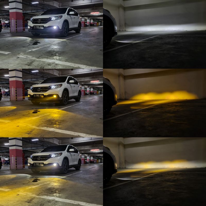 Paket Upgrade Led Macrone Honda CRV Rm3 Foglamp 3 Warna