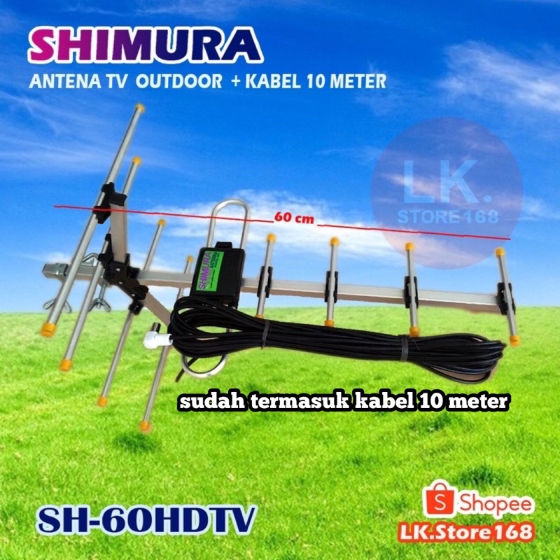 Antena TV Digital Outdoor Shimura SH-60HDTV