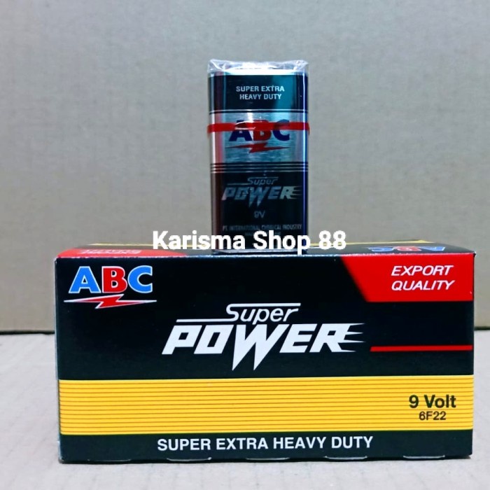 SALE Batre ABC 9 volt super power / baterai / battery / batu abc