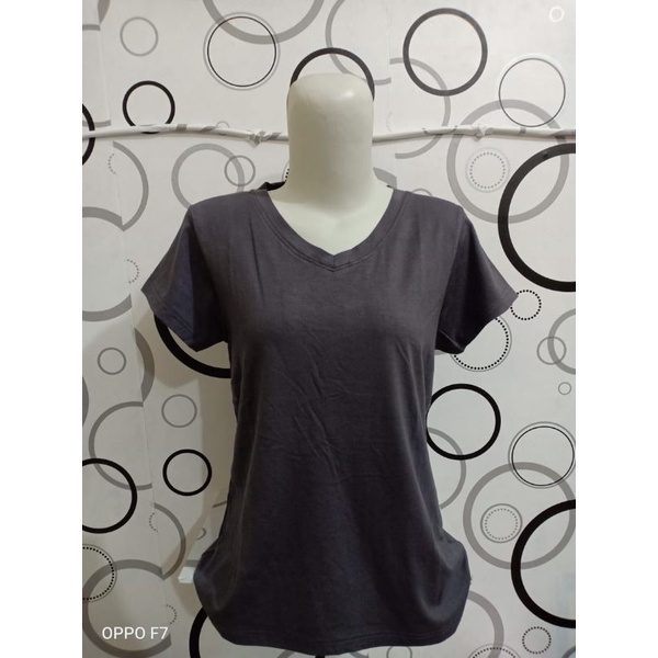 SALE KAOS ATASAN WANITA POLOS V NECK SALE KAOS WANITA