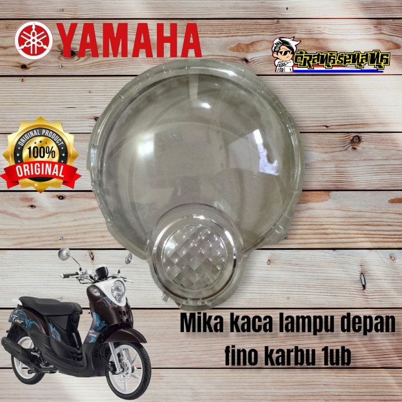 Mika kaca lampu depan fino karbu 1ub Original