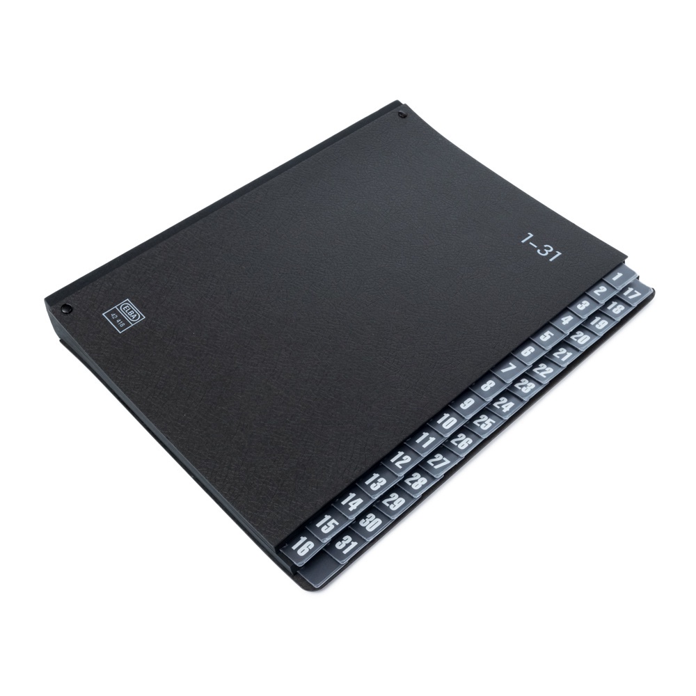 

[Zada] Elba Sorter Book A4 size / Tab 1 - 31 Black E42418