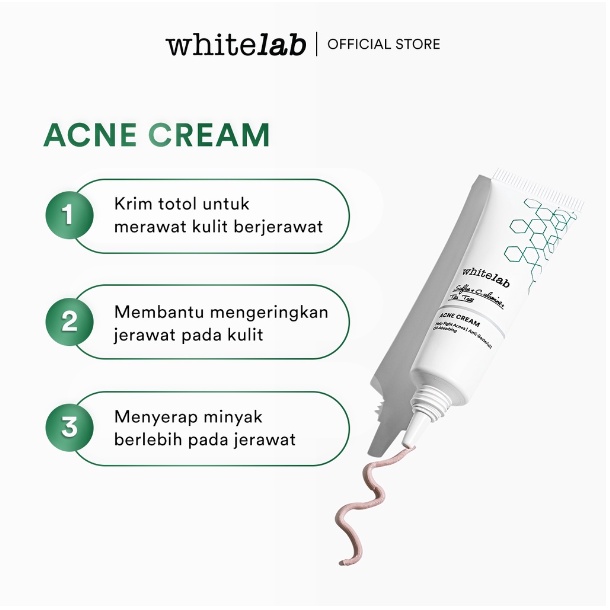 WHITELAB Acne Series | Untuk Kulit Lembap Dan Bebas Jerawat Dengan Mugwort, Tea Tree, BHA [BPOM]