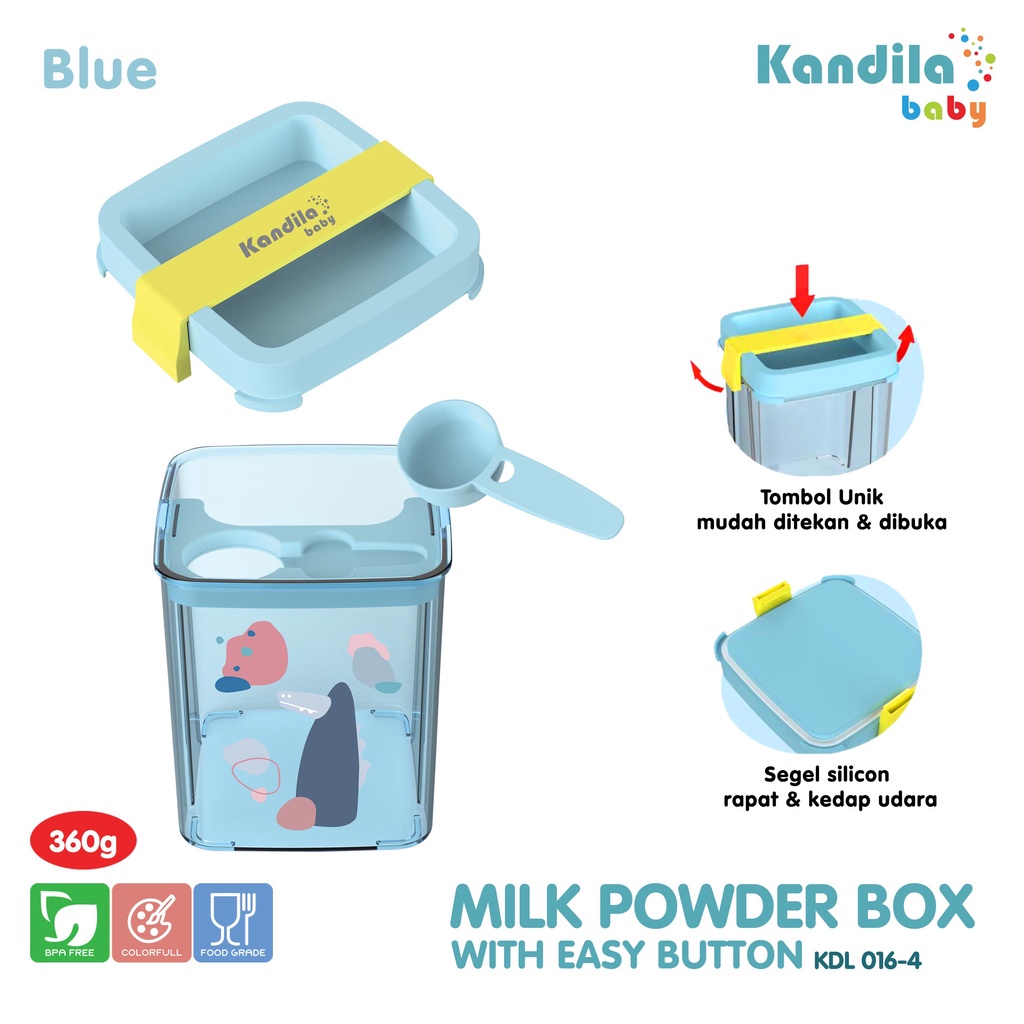 KANDILA BABY MURAH MILK POWDER BOX WITH EASY BUTTON / CAR MILK POWDER TEMPAT SUSU