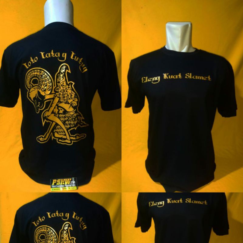 kaos stk / kaos winongo / kaos pshw / kaos wayang GOLD / kaos pencaksilat