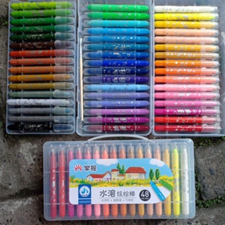 Crayon Silky Grasp GWP60705 Stick Sedang 48 Color