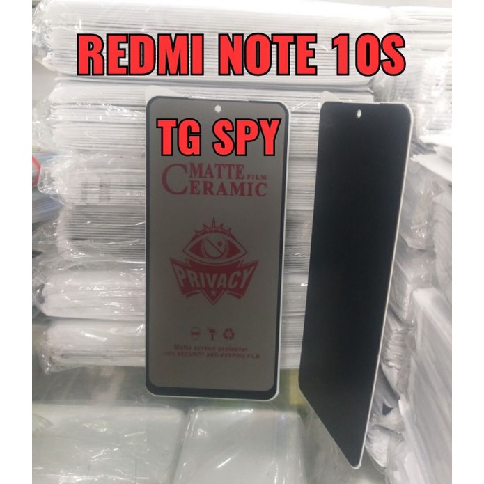 REDMI NOTE 10S TEMPERED GLASS SPY PELINDUNG LAYAR HANDPHONE