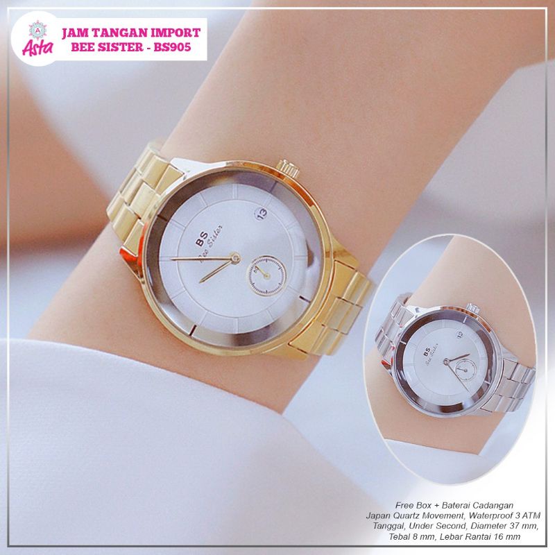 JAM TANGAN IMPORT BEE SISTER KODE BS905