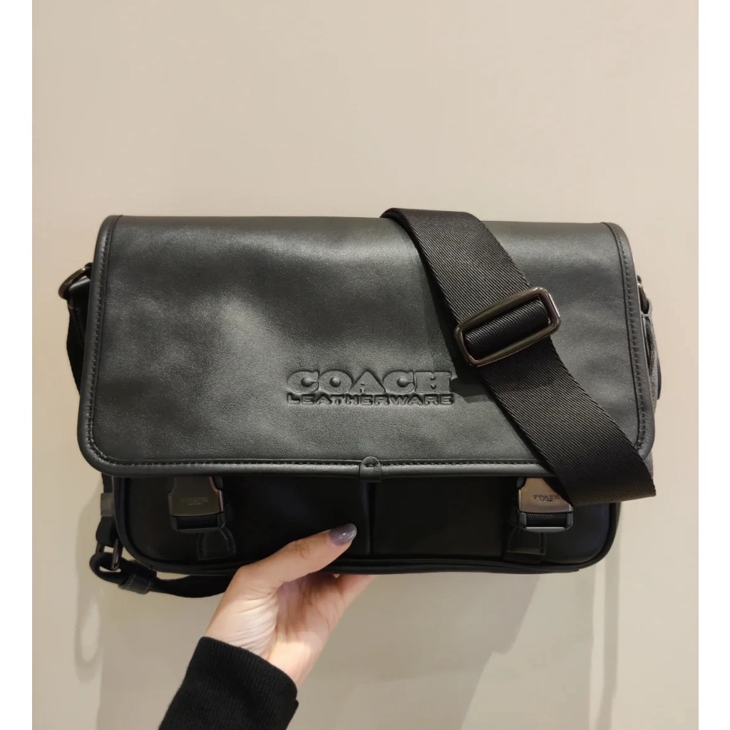 [Instant/Same Day]29cm  COACH 9157 New Men's Bag LEAGUE Messenger Bag One shoulder messenger bag messenger bag   ycb