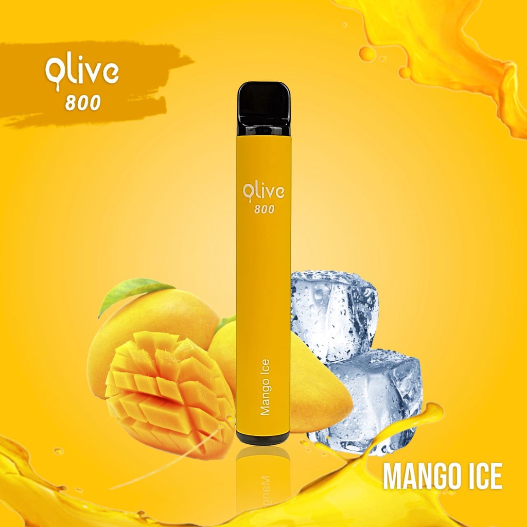 Jual OLIVE Mango Ice VAPE PODS 800x hisap Vape sekali pakai Lebih hemat
