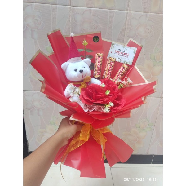 

Buket Cantik Edisi Edisi Hadiah Hari Guru / Hari Ibu / Natal & Tahun Baru Buket Cokelat Valentine