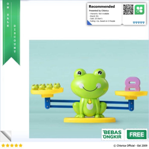 

Unik XINGE Mainan Anak Montessori Balance Scale Puzzle Children Toy - 3014 - Hijau Etc Berkualitas