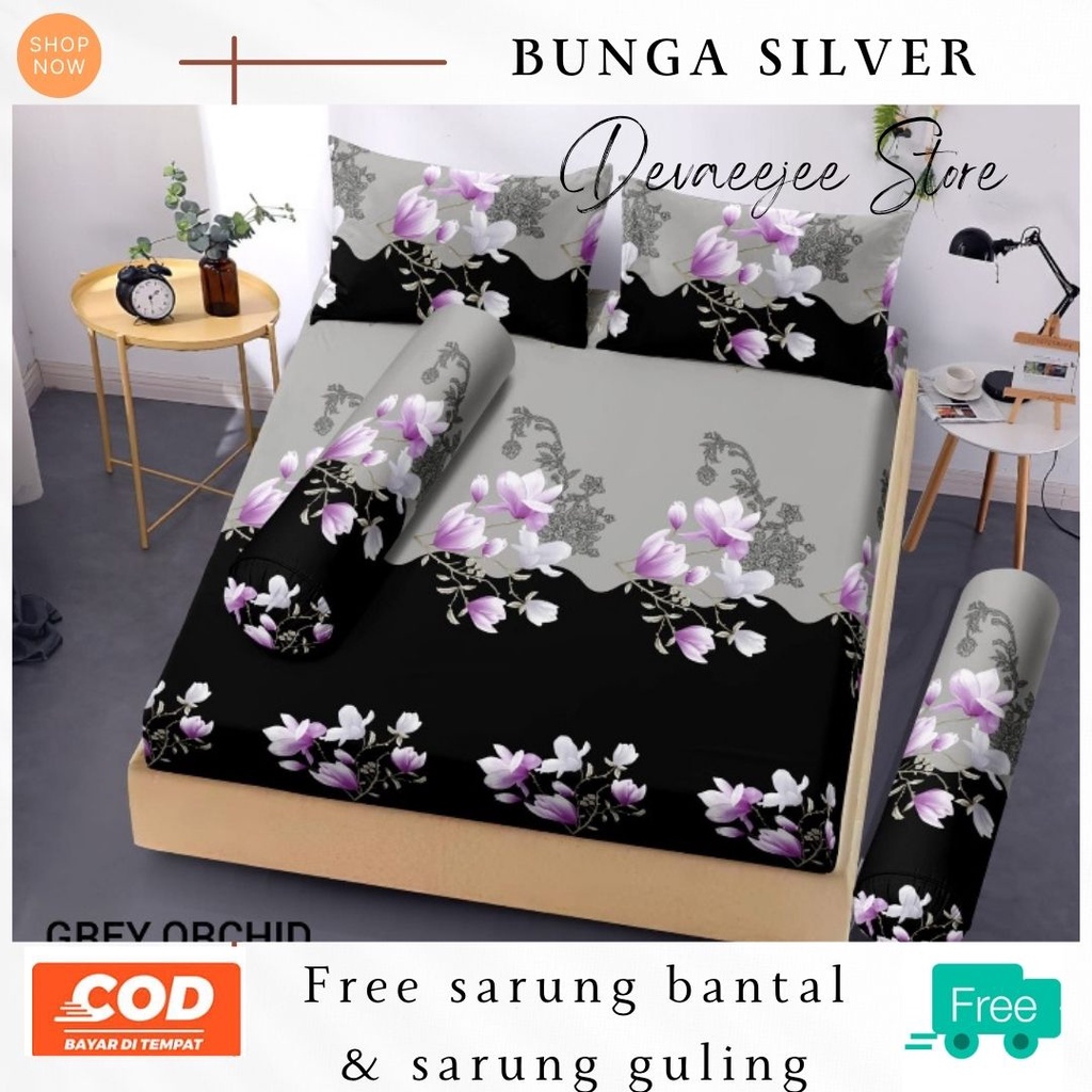 PROMO SPREI BANTAL 2 GULING 1 SPRAI SEPREI 3D MOTIF BUNGA PINK SHIVA BUNGA TULIP HIJAU REDBLACK