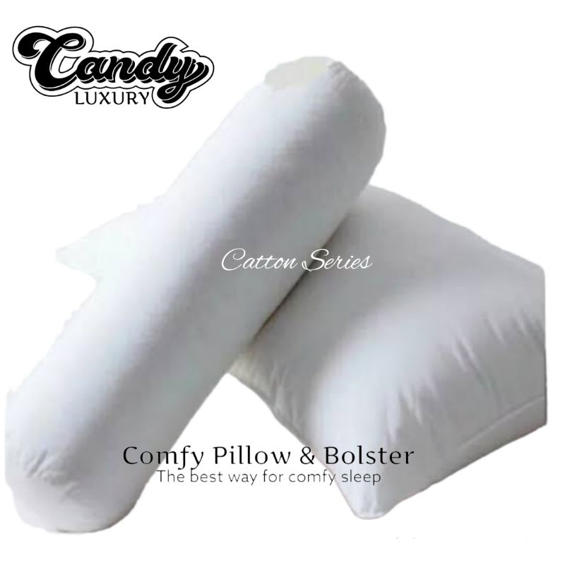 [1PCS] BANTAL KEPALA - GULING CANDY LUXURY CATTON SERIES