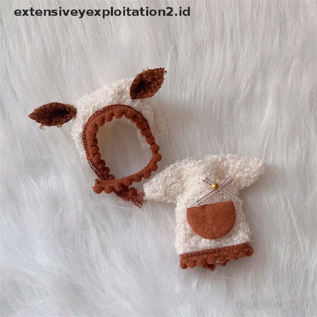 Mainan Dress Mini Tanpa Lengan Ukuran 16 Cm Untuk Boneka 1 / 8