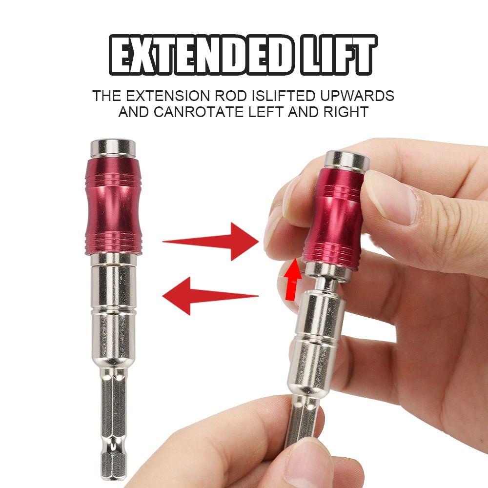 [Elegan] Magnetic Pivoting Drill Bit Holder Adjustable Obeng Ekstensi Magnetic Screwdriver Bit Magnetic Bit Tip Holder