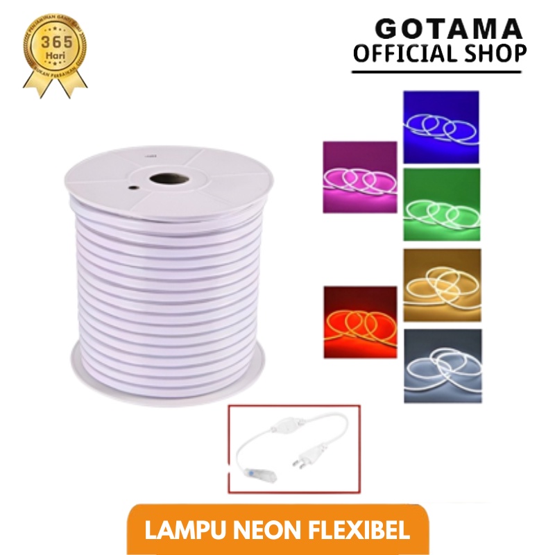 Lampu Neon Flexibel Dekorasi Rumah LED 220V