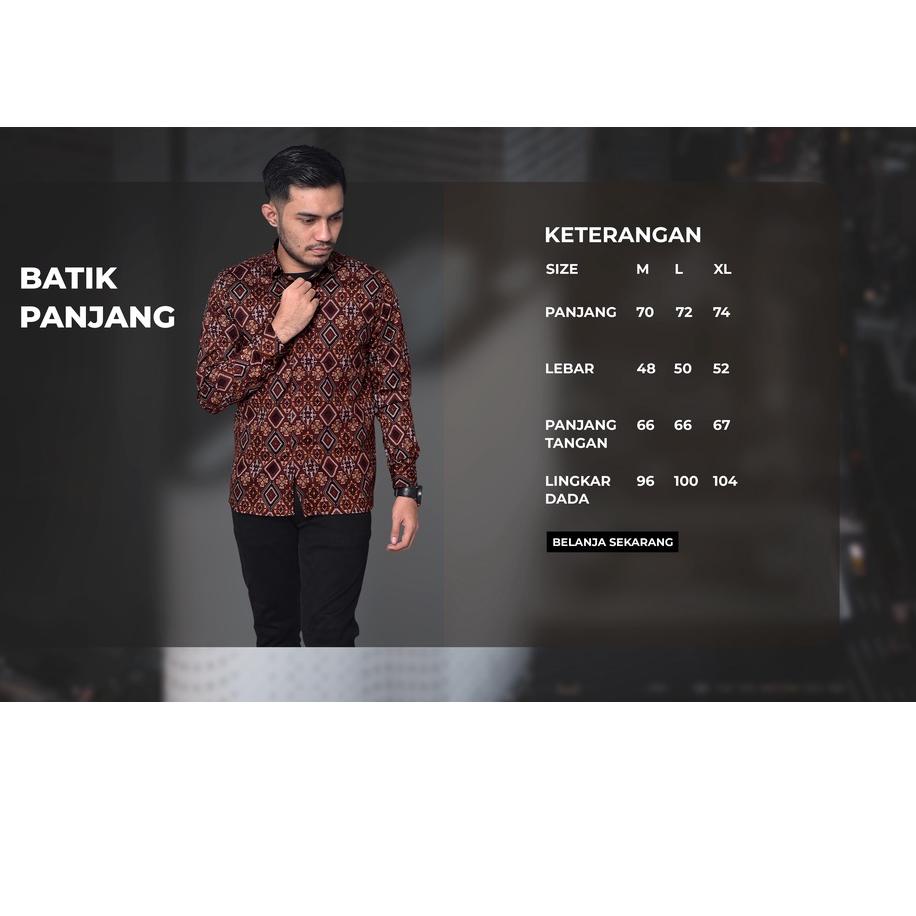 Langsung Kirim DGM Fashion Kemeja Batik Songket Pria Batik Pria Lengan Panjang Batik Premium Batik S
