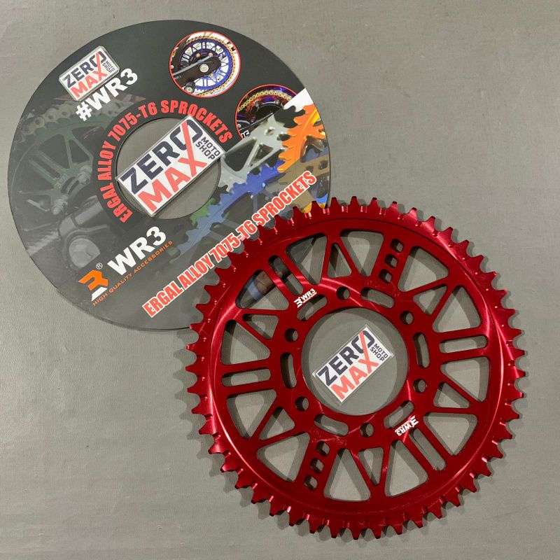 Gir Gear Belakang WR3 520 50T 520-50T Kawasaki ZX25R ZX-25R ZX 25R Merah Red Original