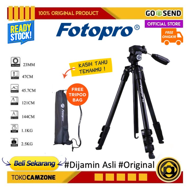 Fotopro S3 Tripod Kamera, Hp, Dslr