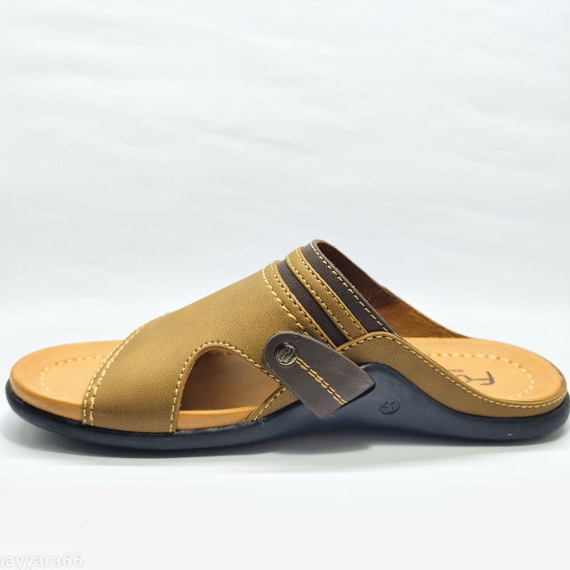 sandal pria Finotti bpz 08 sandal kulit sandal selop slide