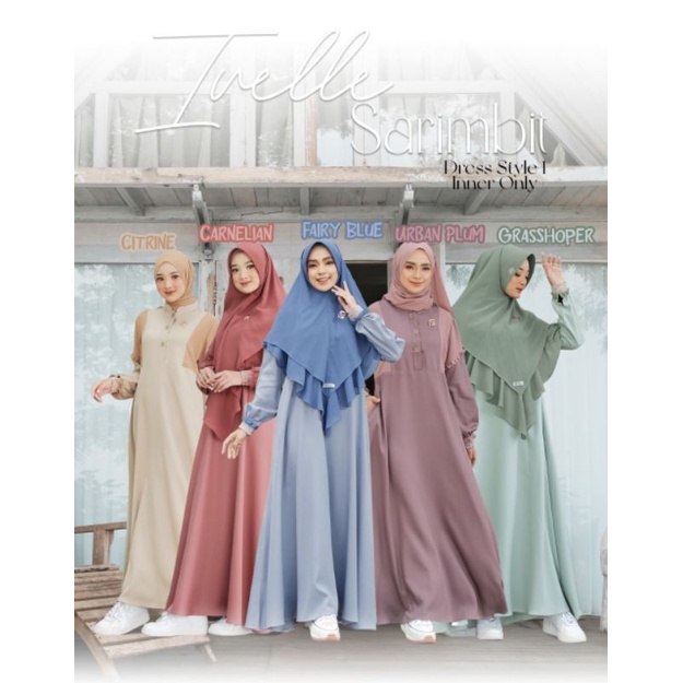 ivelle sarimbit by fauz hijab ( chat sebelum order yaa)