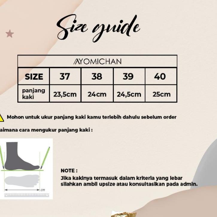 ☍✭✽ Ayomichan - Flat Shoes AYOMI Leona AYM433 Flat wanita Kirim Sekarang