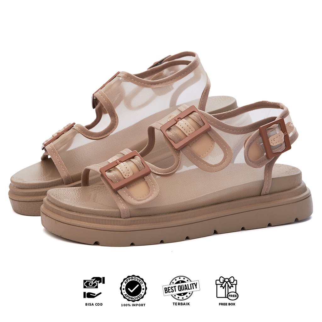 [Original Ber-Hologram] SNEAKYSHOES LEA SANDAL STRAP WANITA SNEAKER SHOES 2002