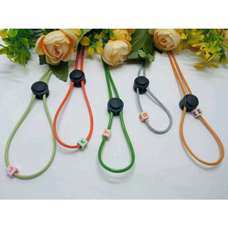 Strap Mask Tali Kalung Strap Masker Kekinian Polos (Order Minimal 5 pc) Headloop Strap Mask Tali Kor