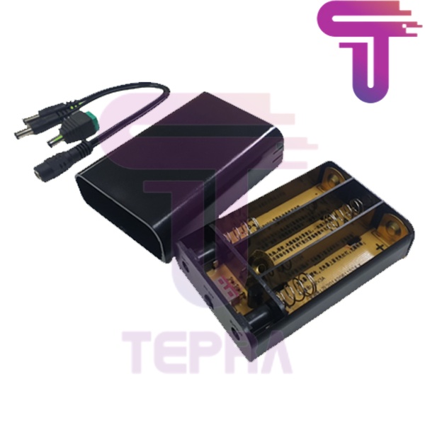 TPB-12300 Smart Portable Mini UPS DC 12V 3x Battery 18650 NO Battery