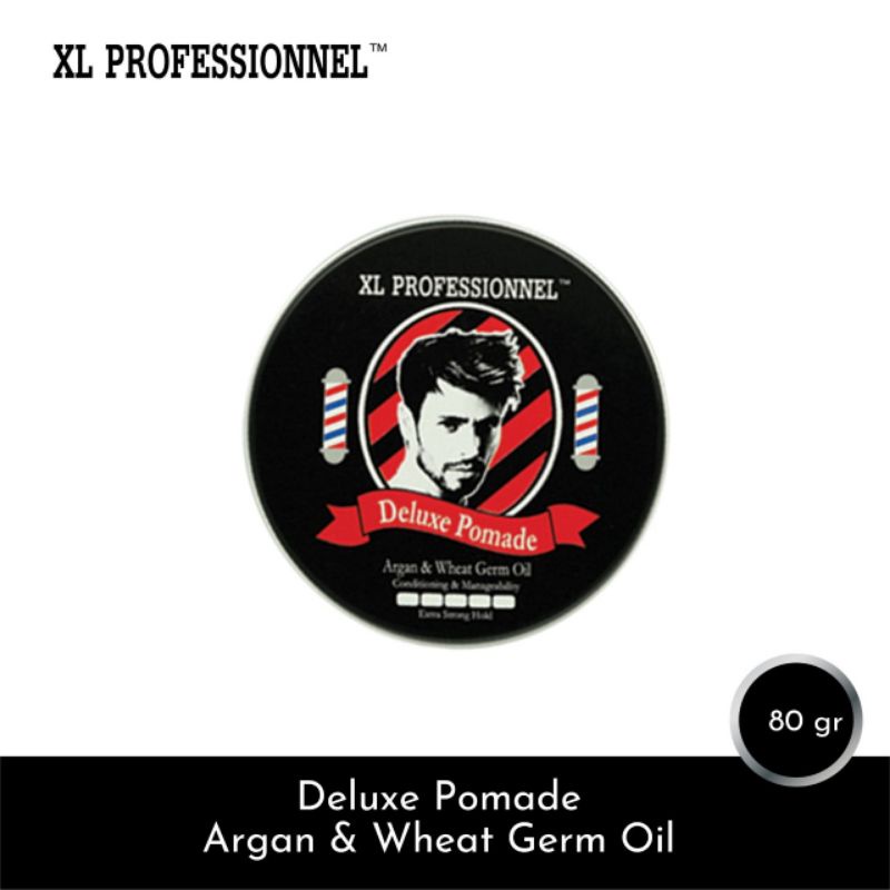 XL PROFESSIONNEL DELUXE POMADE ARGAN & WHEAT GERM OIL - 80G JAR