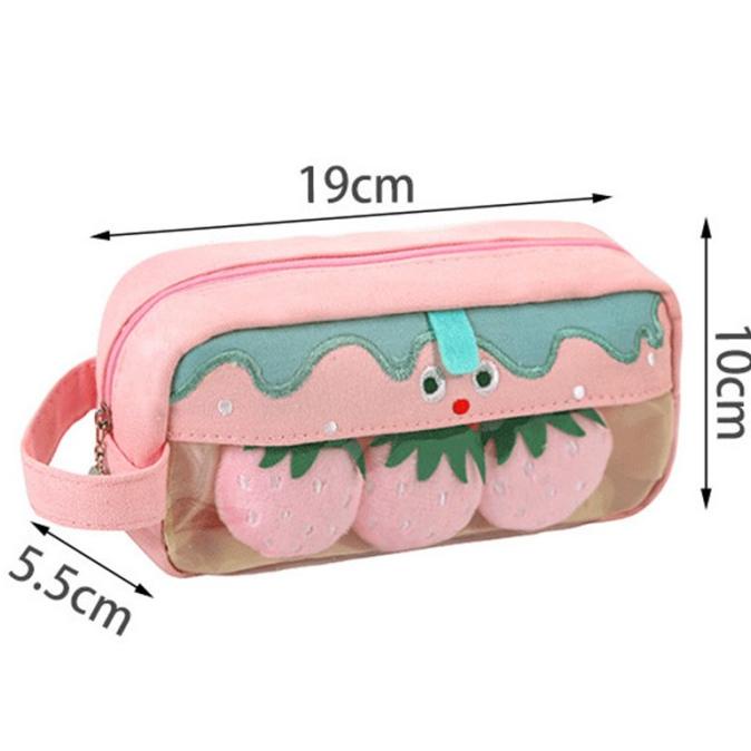 KOTAK TEMPAT COVER PENSIL PEN BONEKA PLUSHIE/PENCIL CASE PLUSHIE DOLL