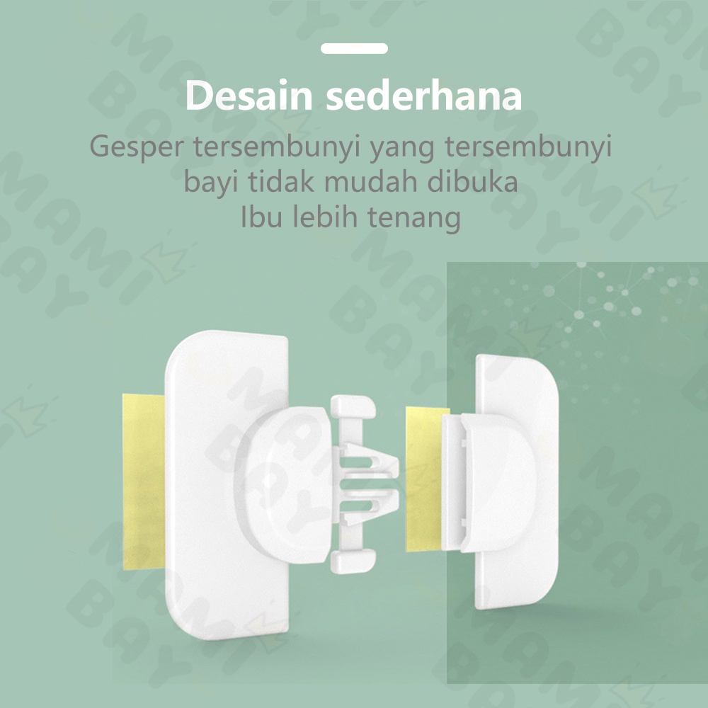 Mamibayi Kunci Kulkas Pengaman Anak/Pengunci kulkas/Safety Lock/Pengaman lemari bayi