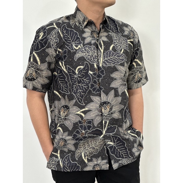 Batik Ayman - Mandaka | Kemeja Batik Pria Katun Solo Halus Lengan Panjang Full Furing