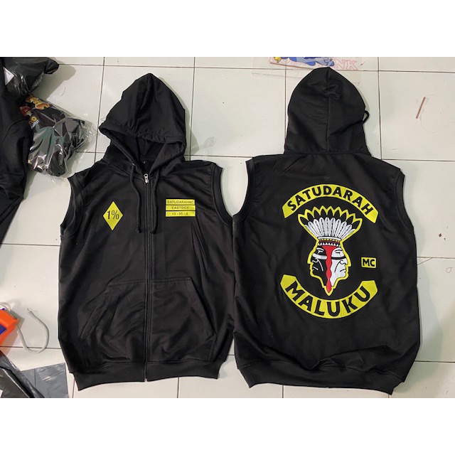 Vest Zipper / Jaket Rompi Satu Darah Maluku Club