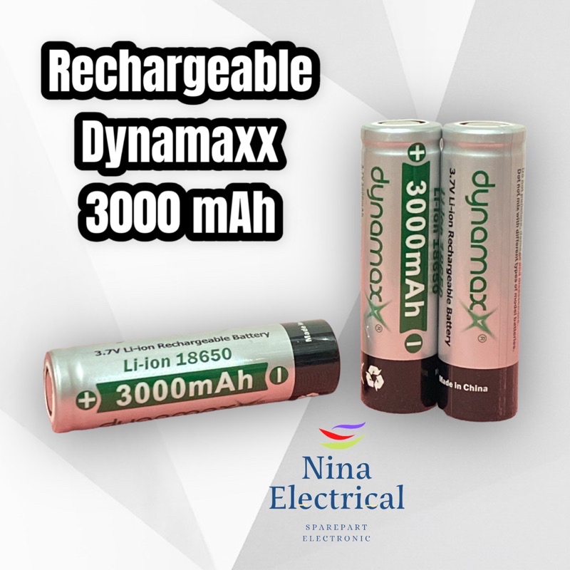 BATERAI CHARGE 3000mAh RECHARGEABLE DYNAMAX