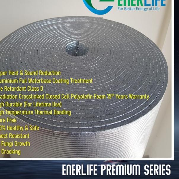 Peredam Panas Atap, Aluminium Foil Atap, Thermal Foam Insulation 10mm