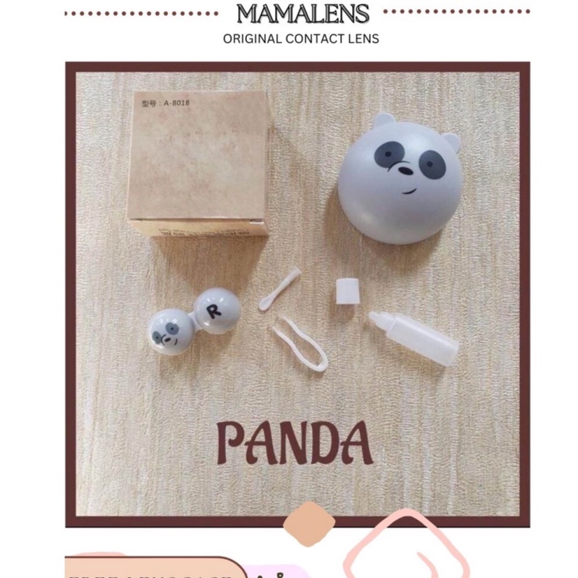 Tempat Softlens Karakter Besar Motif Bare Bears - MAMALENS