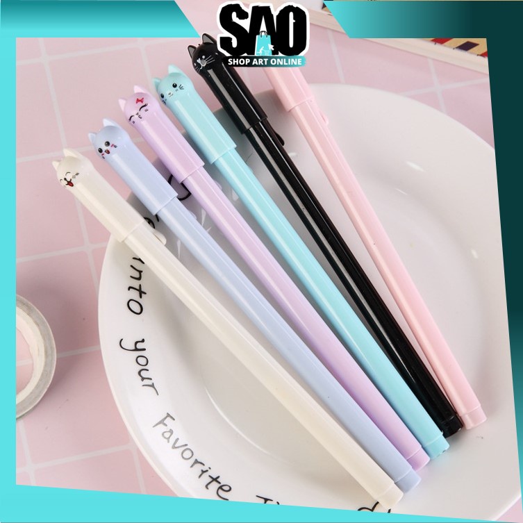

SAO - S5615 Pulpen Karakter Gel Imut / Bolpen Lucu Murah Import / Pena Karakter Motif Kucing Warna Warni / Pena Karakter Meow